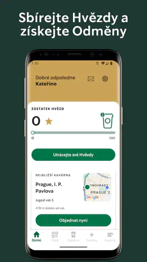 Starbucks Czechia screenshot