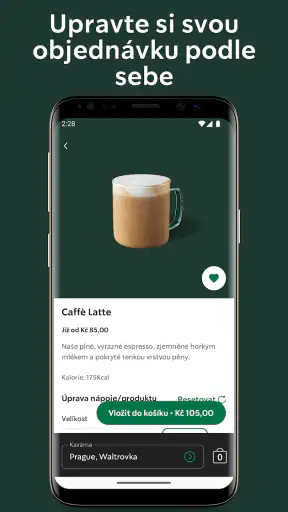 Starbucks Czechia screenshot