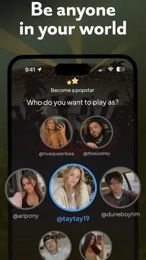 status - sims but social media screenshot