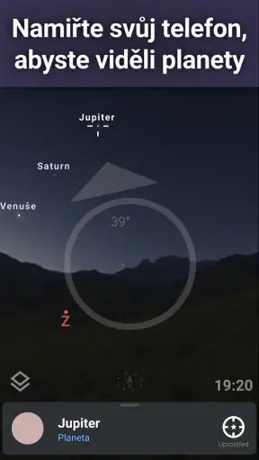 Stellarium - Hvězdná mapa screenshot