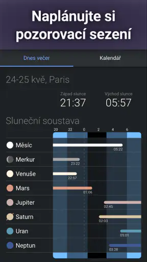 Stellarium - Hvězdná mapa screenshot