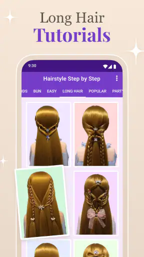 Step by Step Hairstyle App screenshot