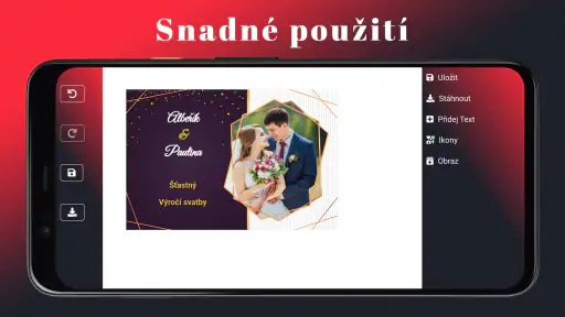 Svatební pozvánka screenshot