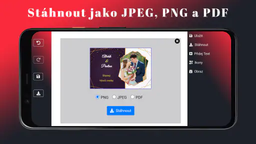 Svatební pozvánka screenshot