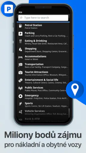 Sygic GPS Truck & Caravan screenshot