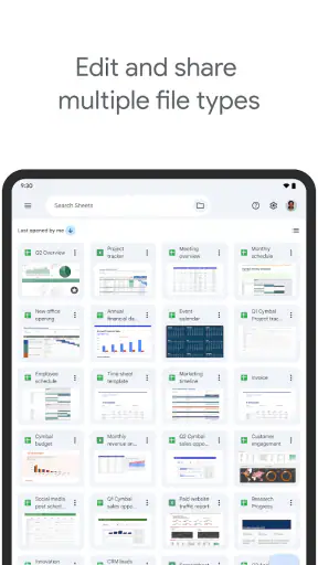 Tabulky Google screenshot