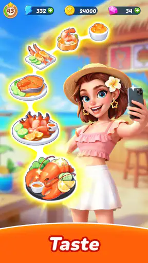 Tasty Travels: Merge Game screenshot