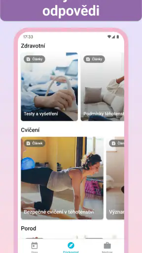 Těhotenství + | sledovací apka screenshot