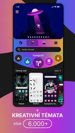 Témata screenshot