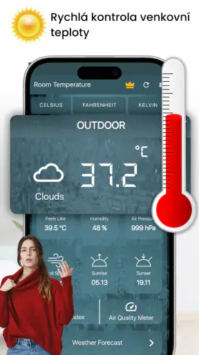 Teploměr do místnosti screenshot