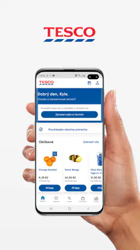 Tesco Online nákupy CZ screenshot