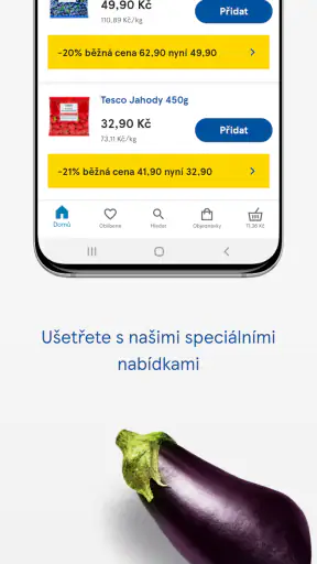 Tesco Online nákupy CZ screenshot
