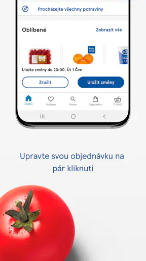 Tesco Online nákupy CZ screenshot