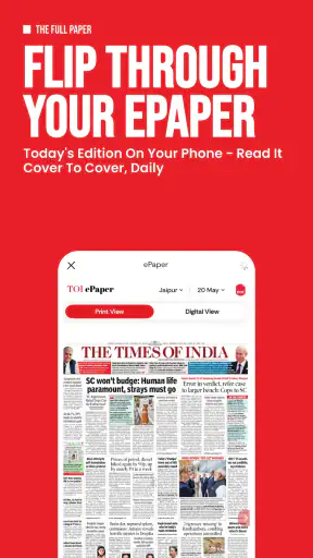 TOI Breaking News App & ePaper screenshot
