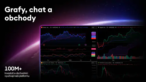 TradingView - Akcie a Krypto screenshot