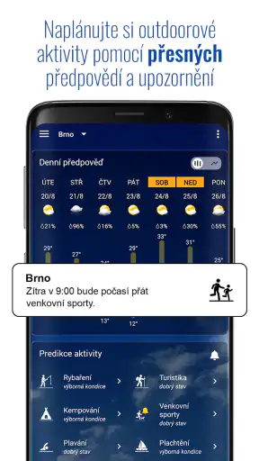 Transparentní hodiny a počasí screenshot