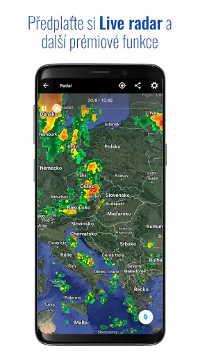 Transparentní hodiny a počasí screenshot
