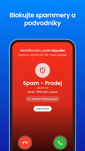 Truecaller Blokování, kdo volá screenshot
