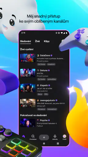 Twitch: Živé vysílání screenshot