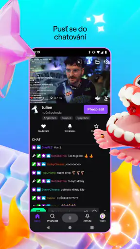 Twitch: Živé vysílání screenshot