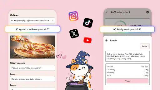 Týdenní jídelníček a recepty screenshot