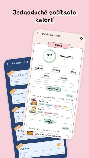 Týdenní jídelníček a recepty screenshot