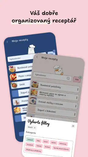 Týdenní jídelníček a recepty screenshot
