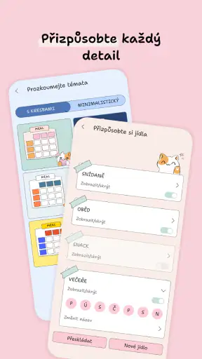Týdenní jídelníček a recepty screenshot