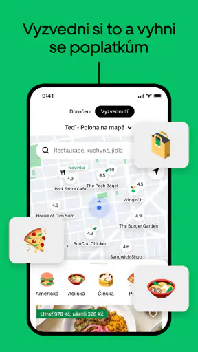 Uber Eats: Jídlo a nákup screenshot