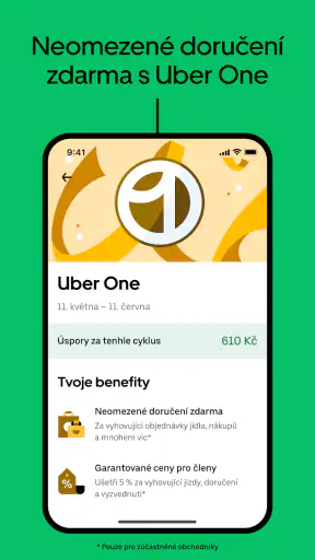 Uber Eats: Jídlo a nákup screenshot