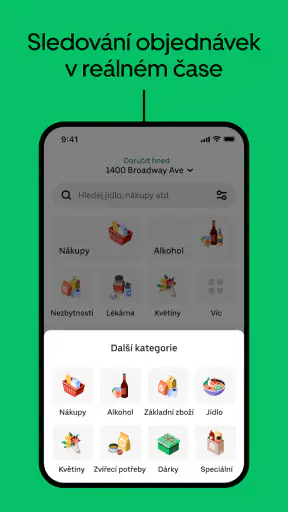 Uber Eats: Jídlo a nákup screenshot
