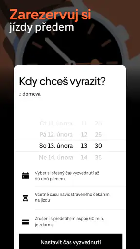 Uber - Objednat si jízdu screenshot