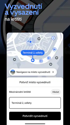 Uber - Objednat si jízdu screenshot