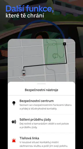 Uber - Objednat si jízdu screenshot