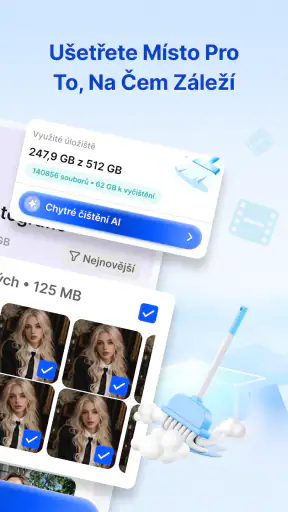 UI Čistič Úložiště screenshot