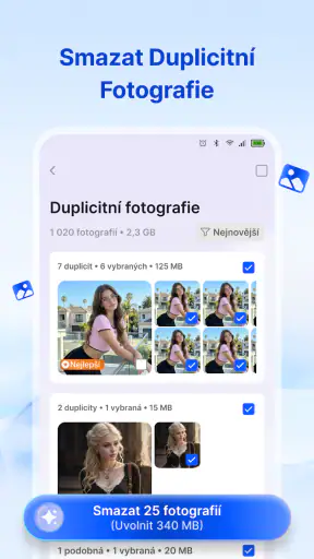 UI Čistič Úložiště screenshot
