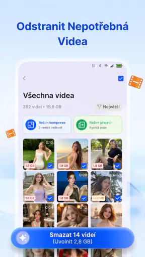 UI Čistič Úložiště screenshot