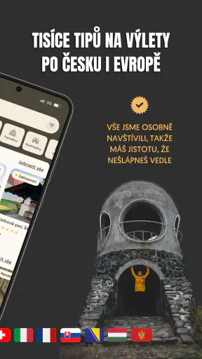 Úžasná místa - tipy na výlety screenshot