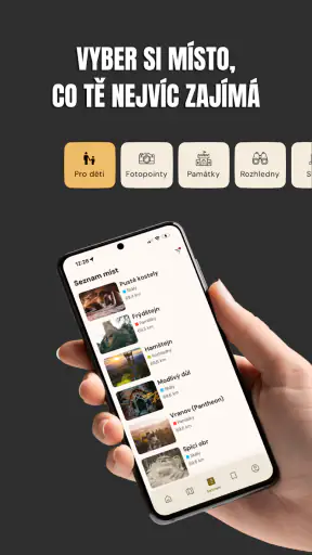 Úžasná místa - tipy na výlety screenshot