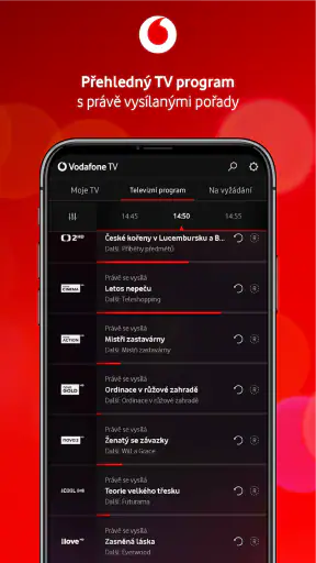 Vodafone TV (CZ) screenshot