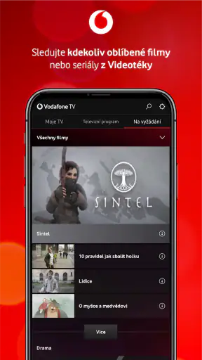 Vodafone TV (CZ) screenshot