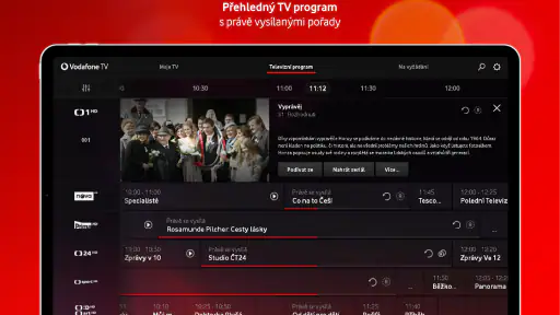 Vodafone TV (CZ) screenshot