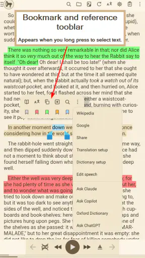 @Voice: Text to Speech Reader screenshot