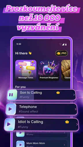 Vyzváněcí melodie pro android screenshot