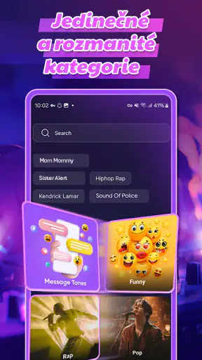Vyzváněcí melodie pro android screenshot