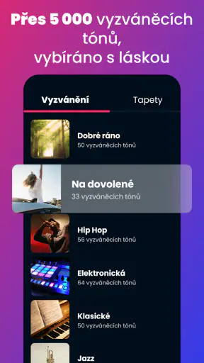 Vyzváněcí Tóny na Mobil: Hudba screenshot