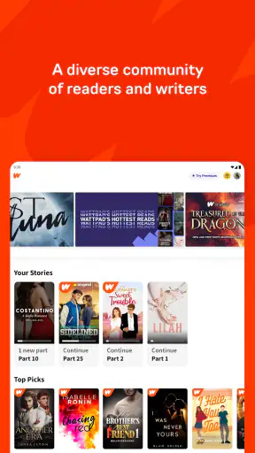 Wattpad - kde příběhy žijí screenshot