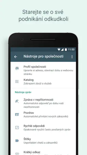 WhatsApp Business screenshot