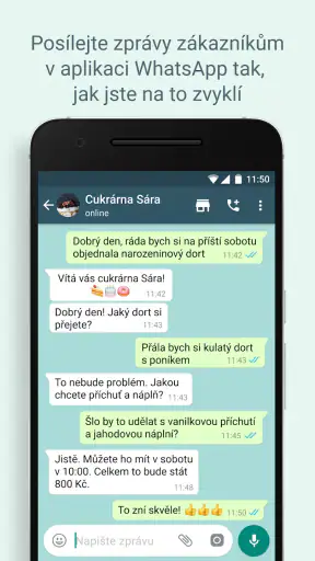 WhatsApp Business screenshot