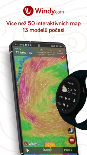 Windy.com – Radar a předpověď screenshot